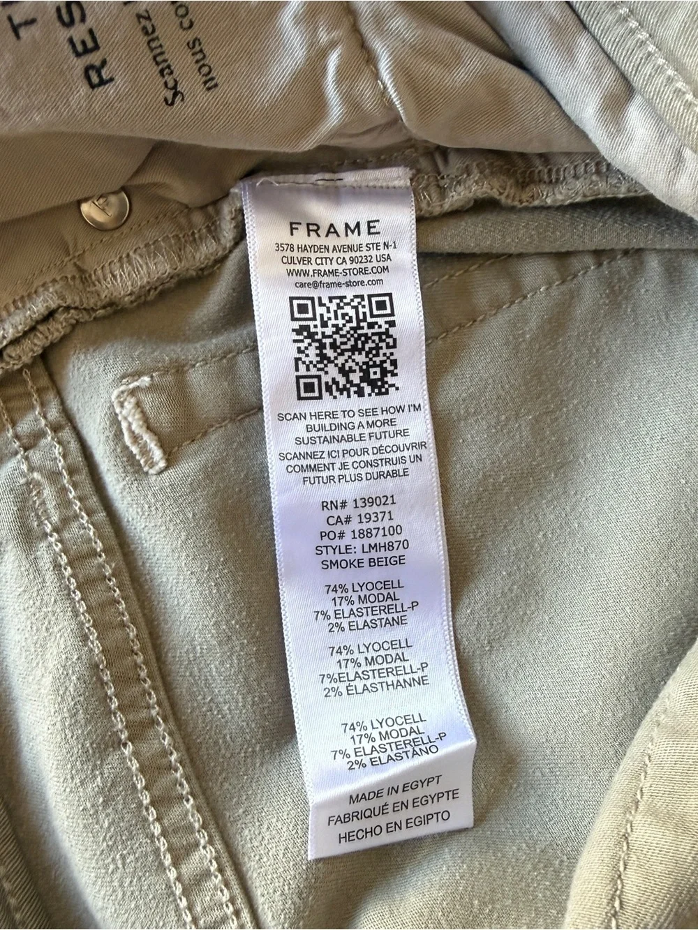 Frame Straight Pants - Picture 10 of 11